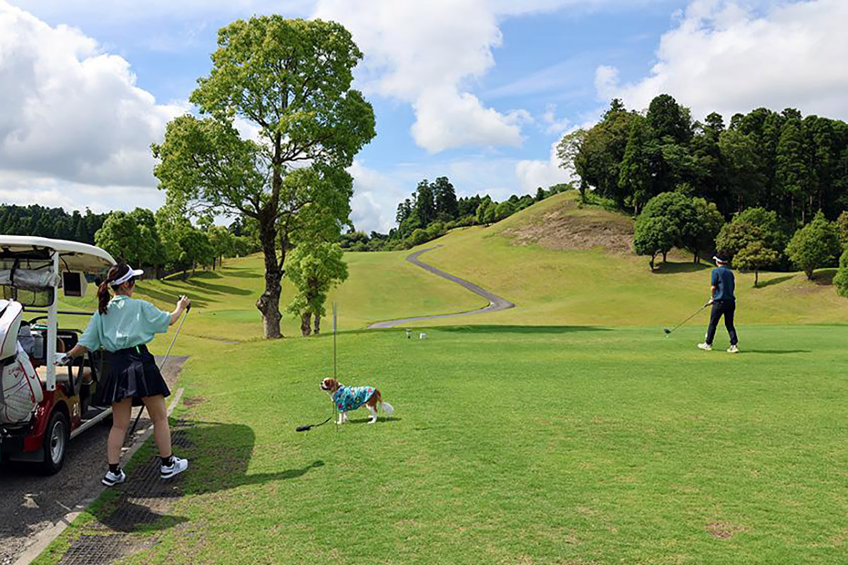 “ワン”ダフルなゴルフ場体験