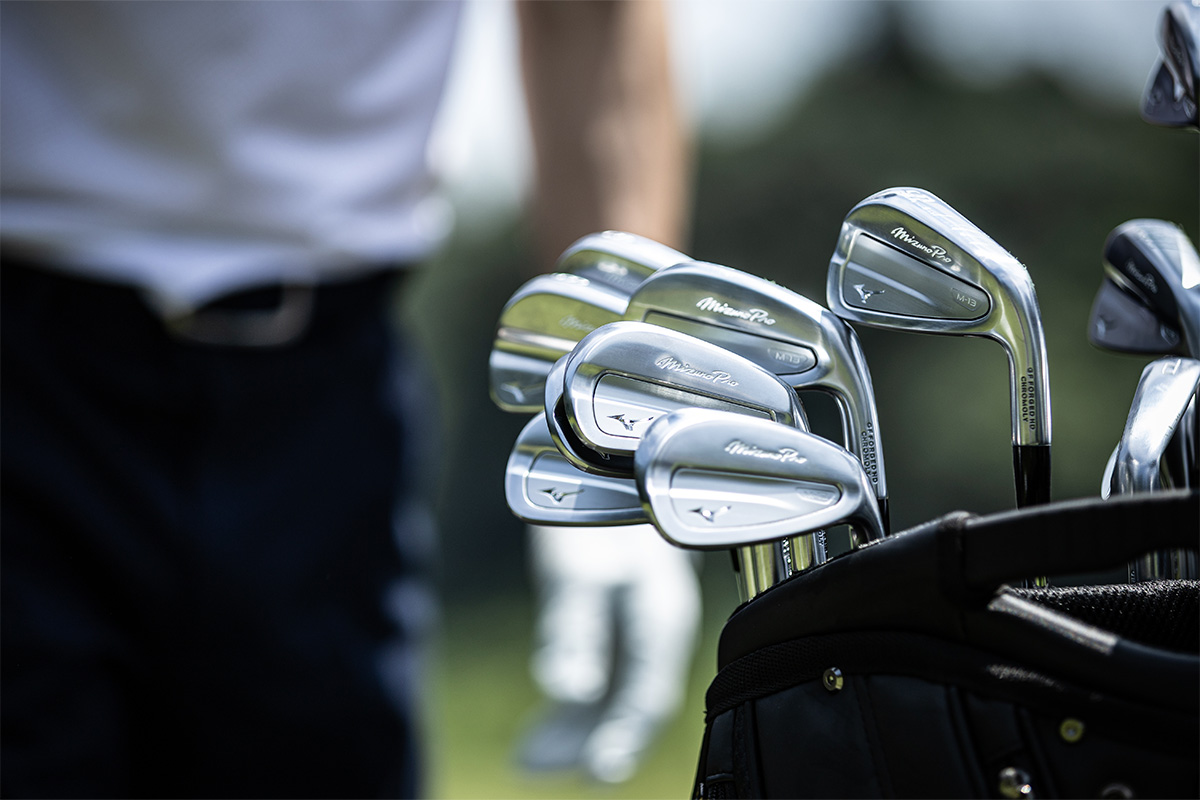 「Mizuno Pro M-13」アイアン[写真：落合隆仁]