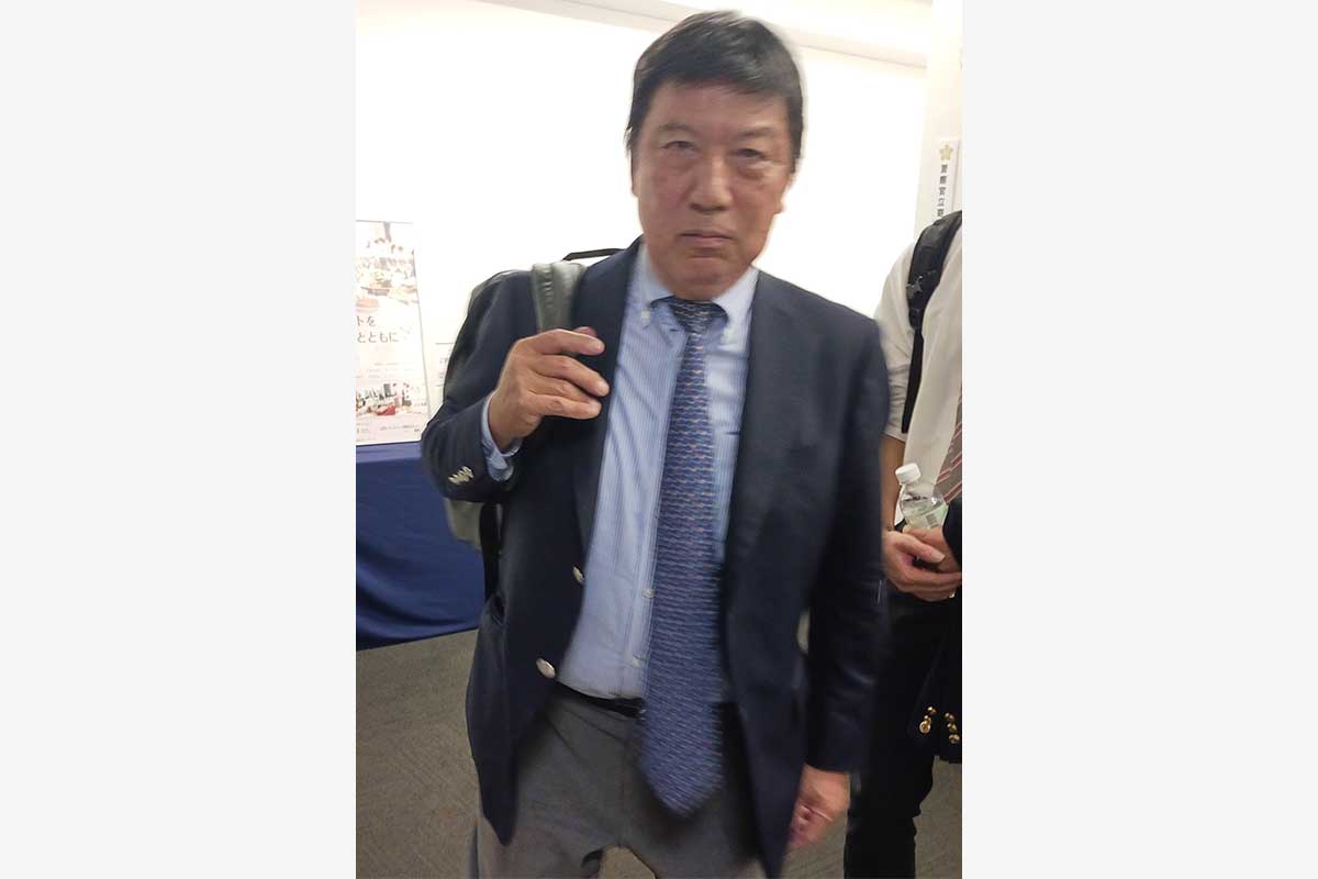 社会人理事の門馬光直氏　写真：清流舎