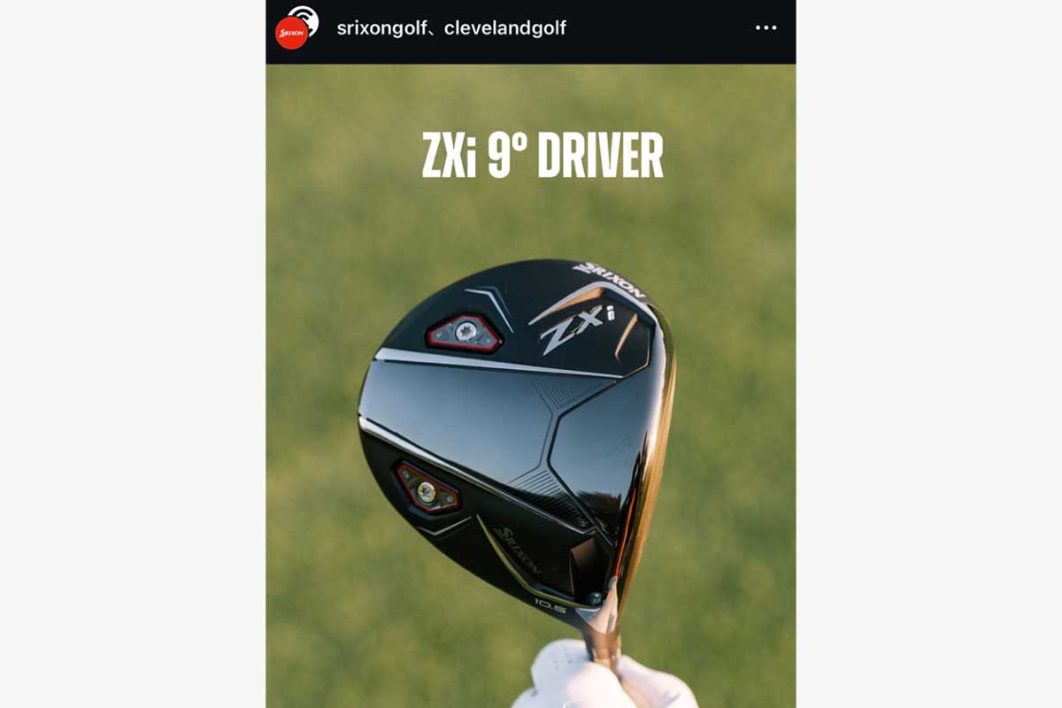 スリクソンゴルフの公式インスタグラム（@srixongolf）より
