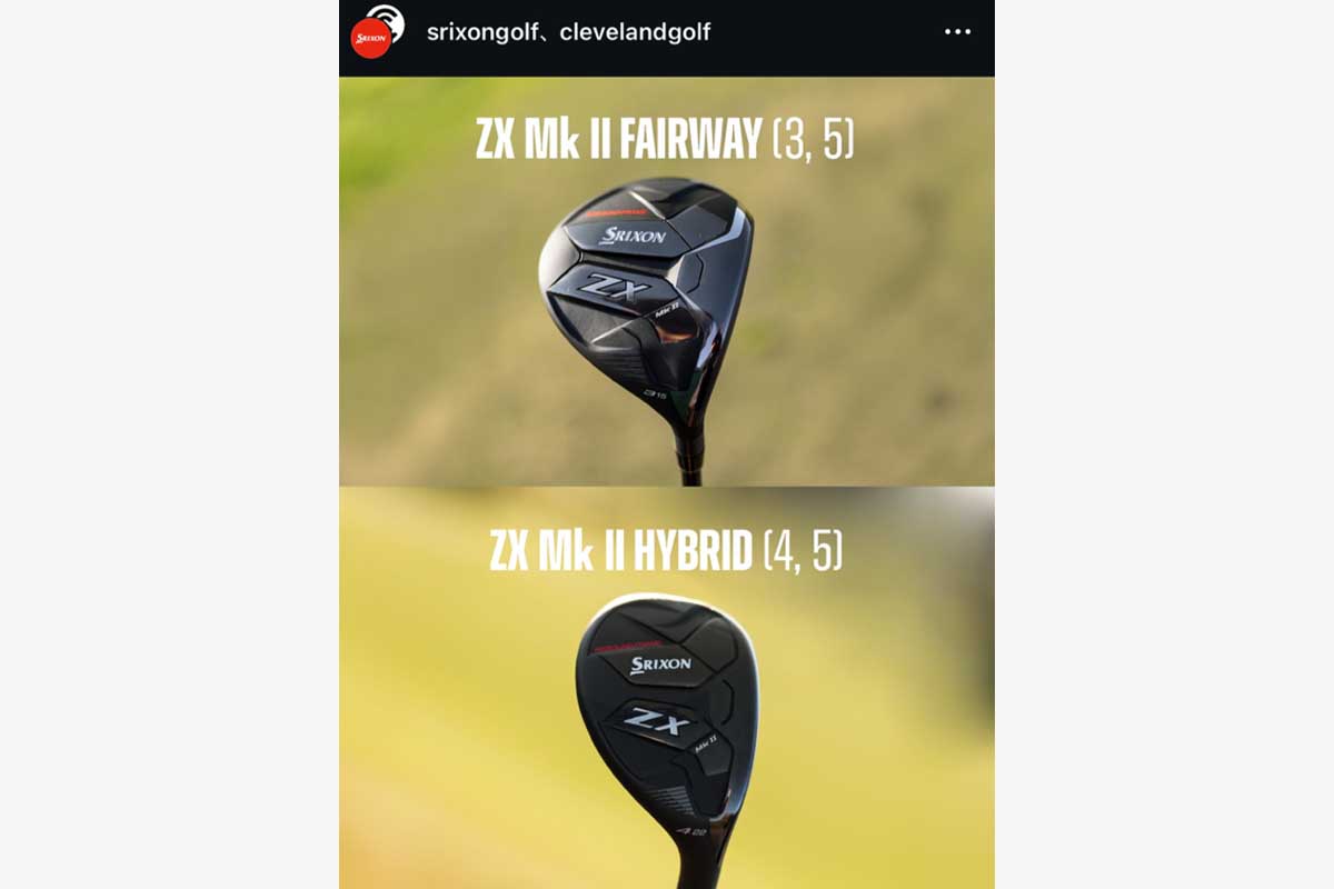 スリクソンゴルフの公式インスタグラム（@srixongolf）より