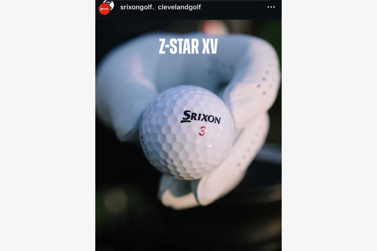 スリクソンゴルフの公式インスタグラム（@srixongolf）より
