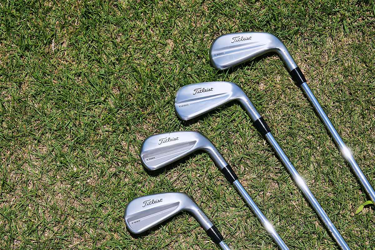 タイトリストの「NEW Tシリーズ」アイアン[写真：田辺直喜]