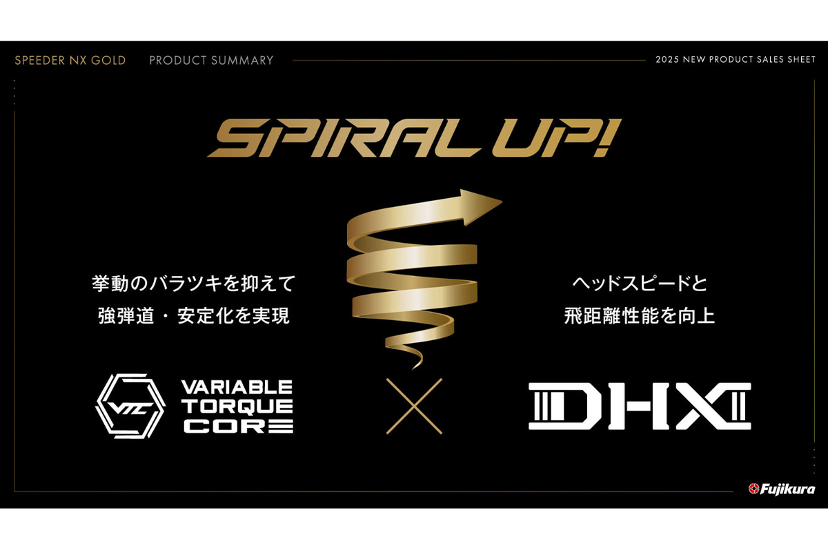 新テクノロジーの「DHX」が採用されヘッドスピードと飛距離の向上を実現している