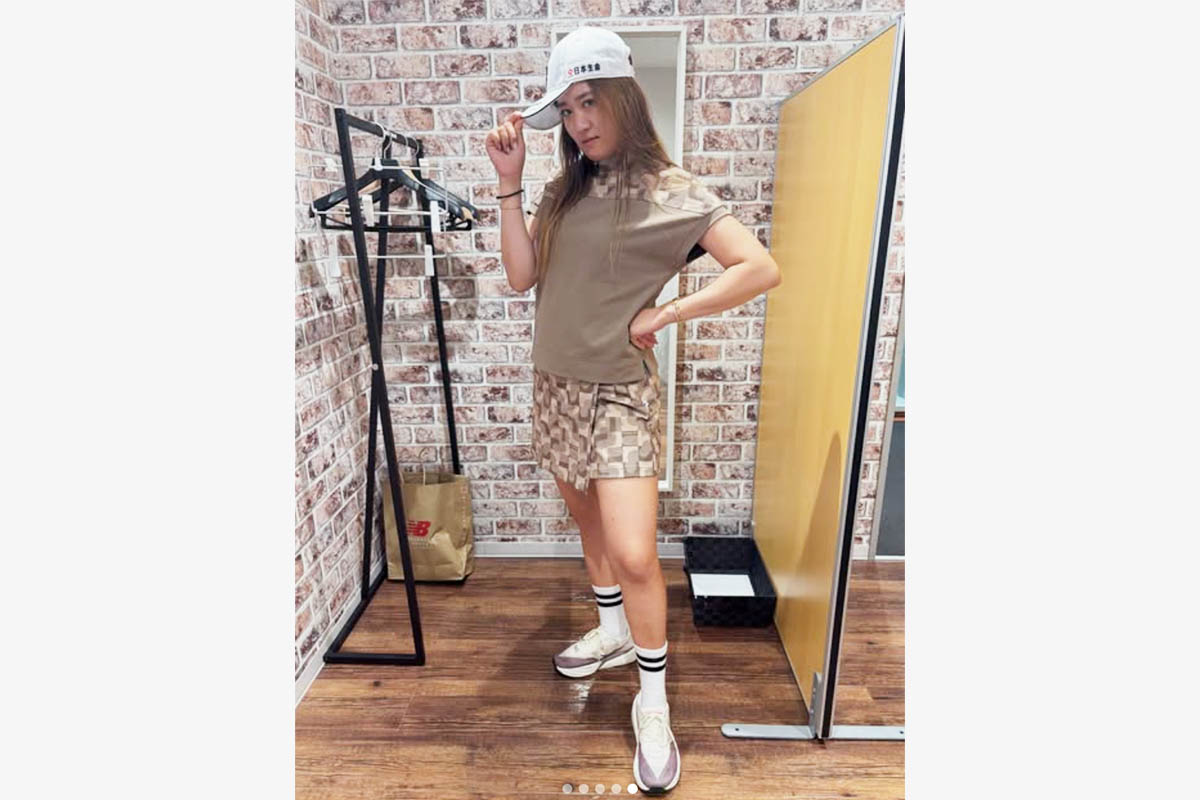 稲見萌寧のマネジャーのインスタグラム（@mone173_mgr）より