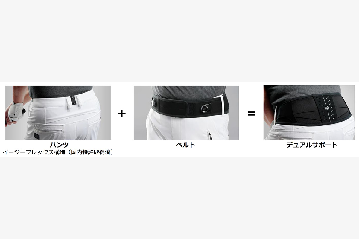 ワーキングウェアで培った技術をゴルフパンツに応用　画像：ミドリ安全株式会社