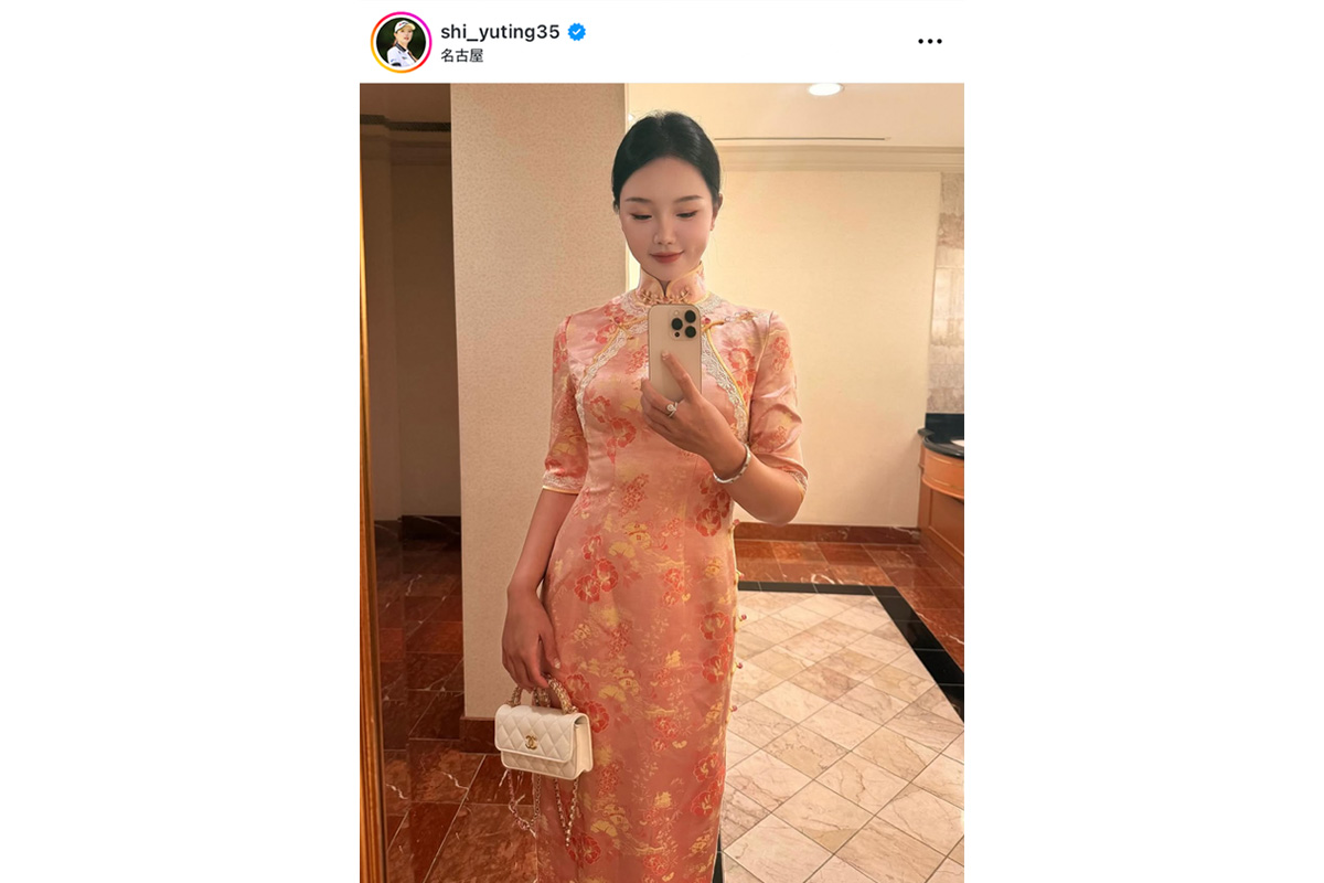 セキ・ユウティンのインスタグラム（shi_yuting35）より