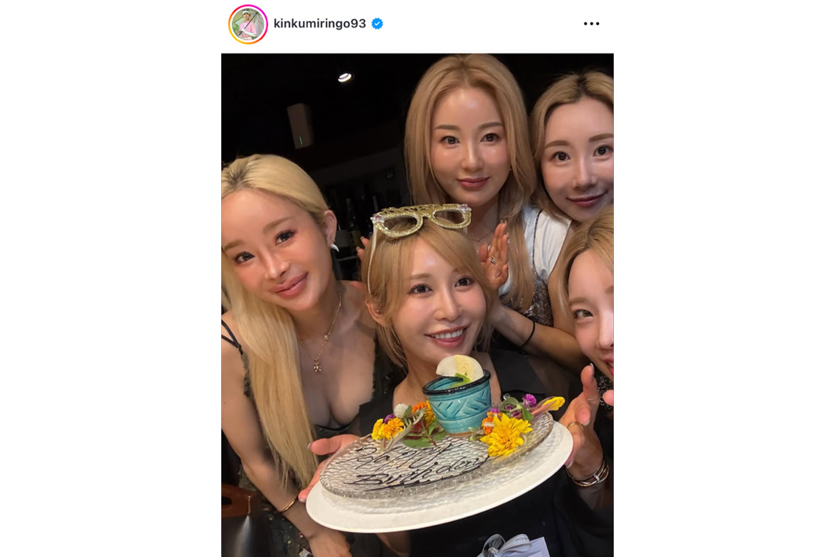 金田久美子のインスタグラム（@kinkumiringo93）より
