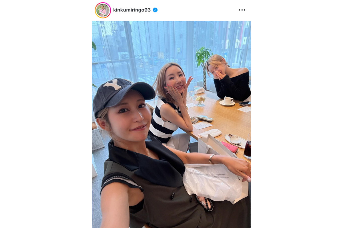 金田久美子のインスタグラム（@kinkumiringo93）より