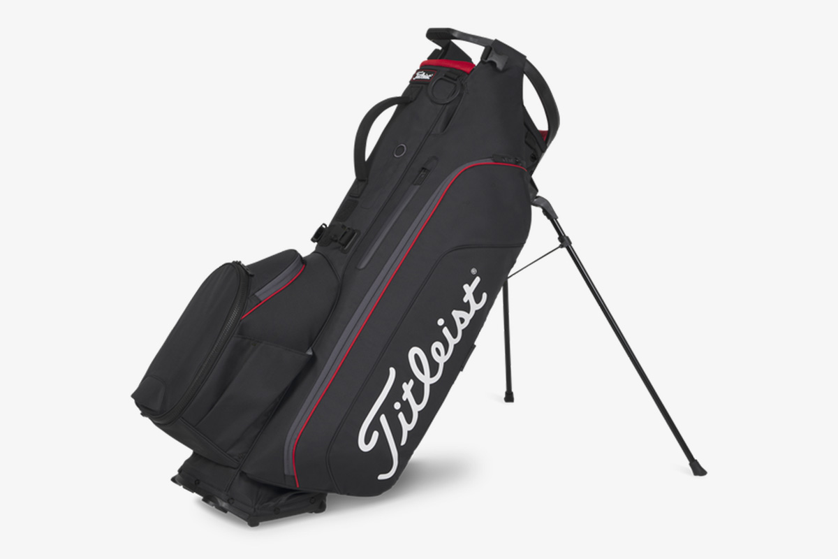 「Hybrid 5 スタンドバッグ」Black_Black_Red