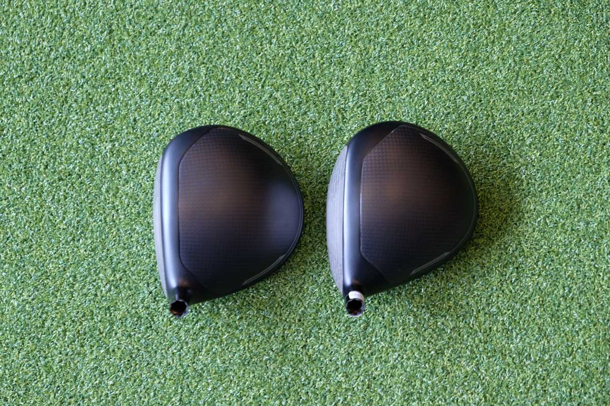 左から「BX1LS」「Bリミテッド BX1 ツアー スター」の構えた見た目