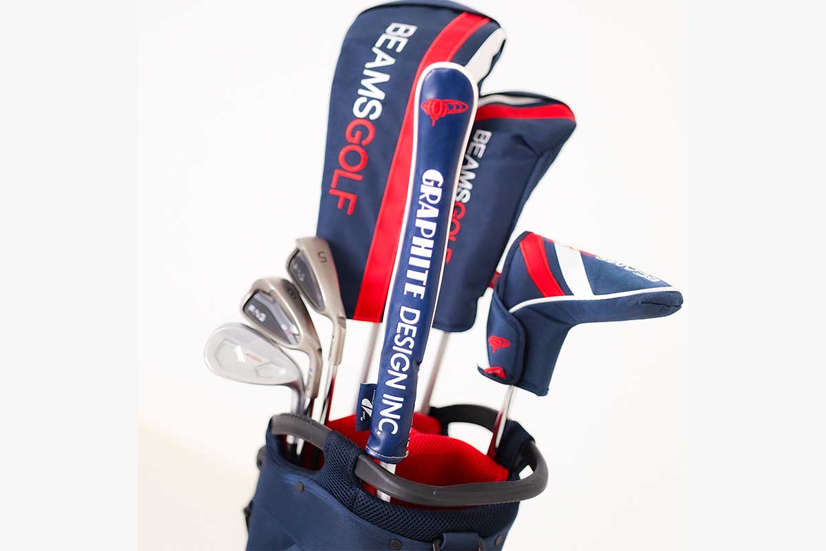 〈GRAPHITE DESIGN × BEAMS GOLF〉TOUR AD アライメントスティックセット