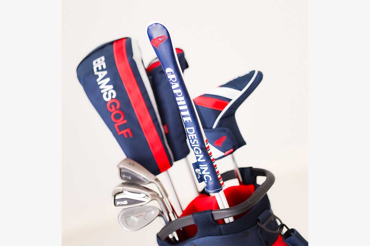 〈GRAPHITE DESIGN × BEAMS GOLF〉TOUR AD アライメントスティックセット