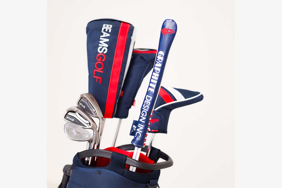 〈GRAPHITE DESIGN × BEAMS GOLF〉TOUR AD アライメントスティックセット