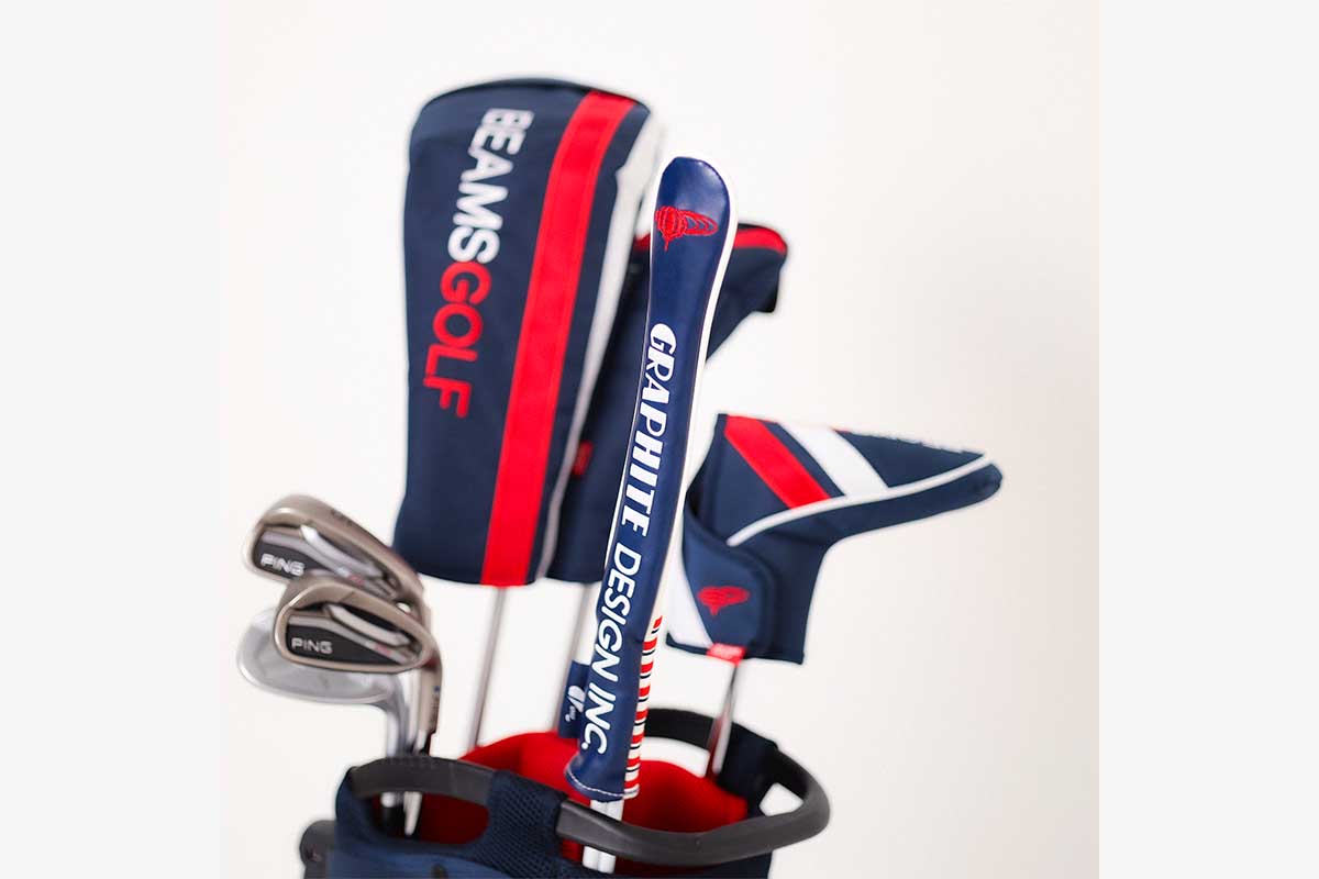 〈GRAPHITE DESIGN × BEAMS GOLF〉TOUR AD アライメントスティックセット