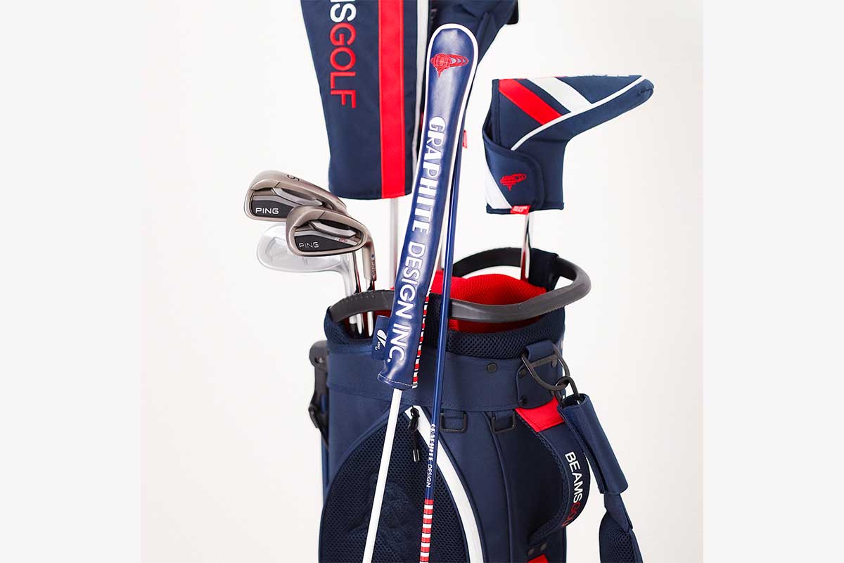 〈GRAPHITE DESIGN × BEAMS GOLF〉TOUR AD アライメントスティックセット
