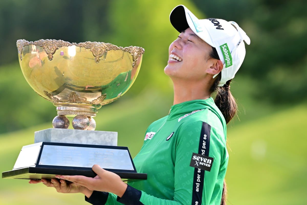 初優勝を遂げた菅楓華　写真：Getty Images