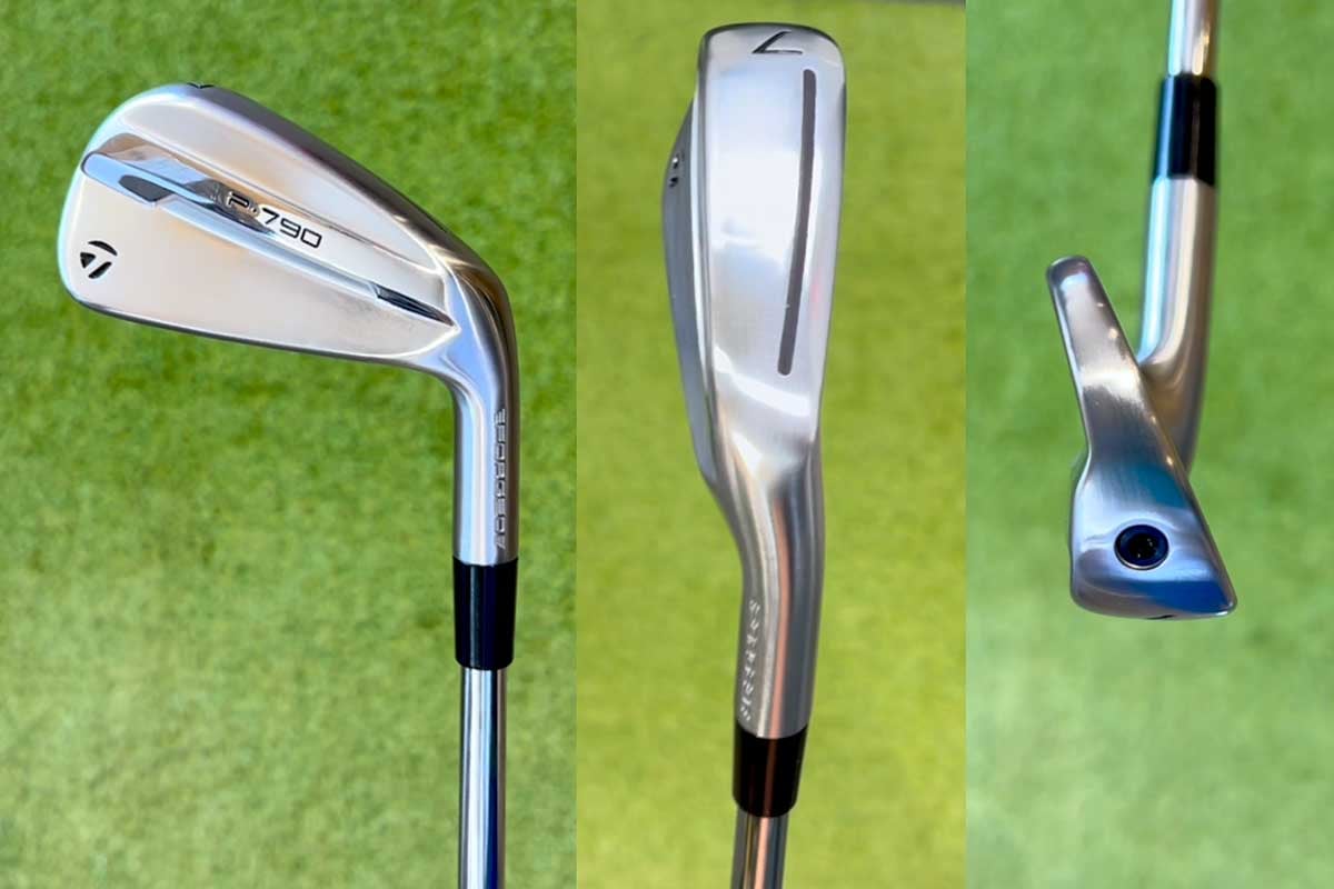 貫通型スピードポケットを採用したテーラーメイド独自の中空構造アイアン「P790(2025)」は、徹底した初速性能を実現