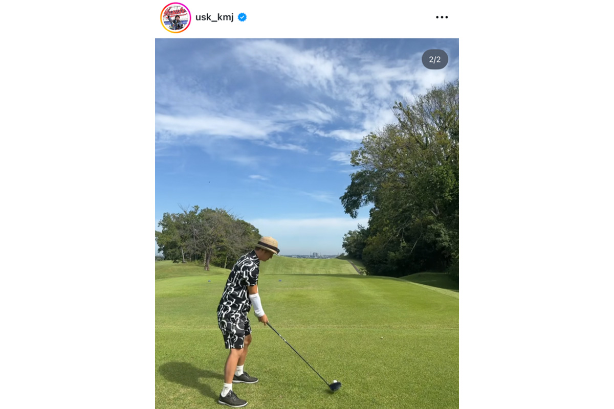 上地雄輔のインスタグラム（@usk_kmj）より