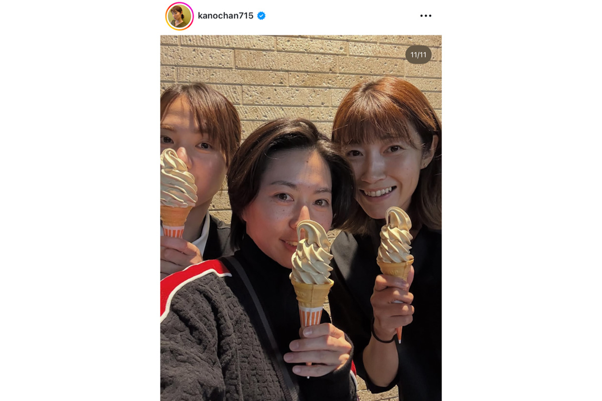 狩野舞子のインスタグラム（@kanochan715）より