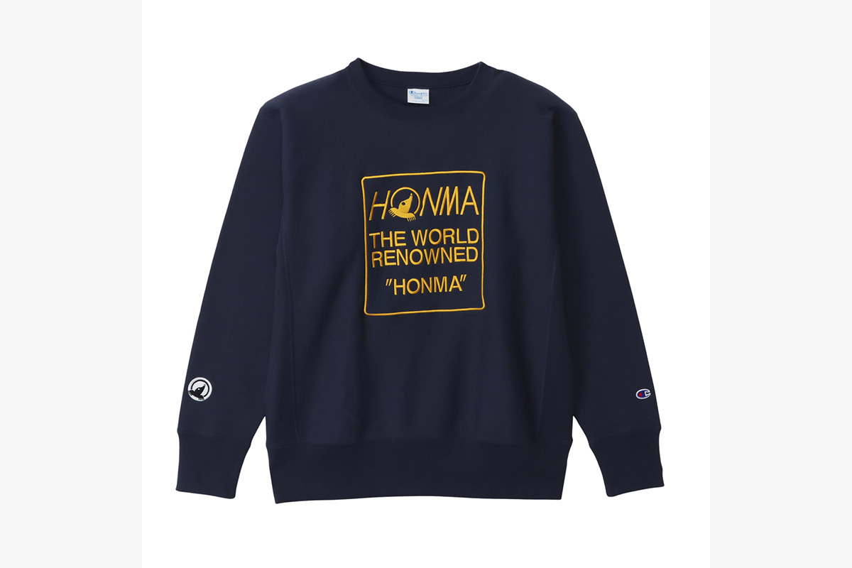 CREW NECK SWEATSHIRT  カラー：オックスフォードグレー、ブラック、ネイビー、オートミール  サイズ：M,L,XL  価格：18,700円(税込)　写真：チャンピオン
