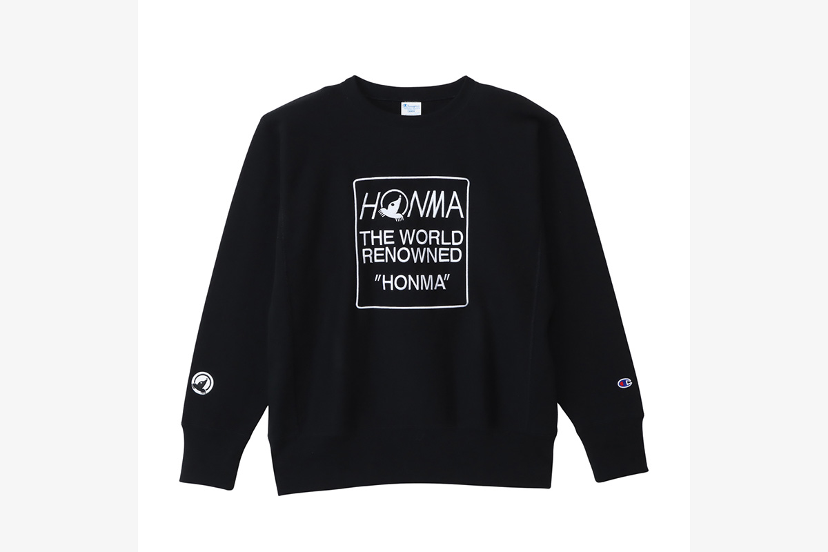CREW NECK SWEATSHIRT  カラー：オックスフォードグレー、ブラック、ネイビー、オートミール  サイズ：M,L,XL  価格：18,700円(税込)　写真：チャンピオン