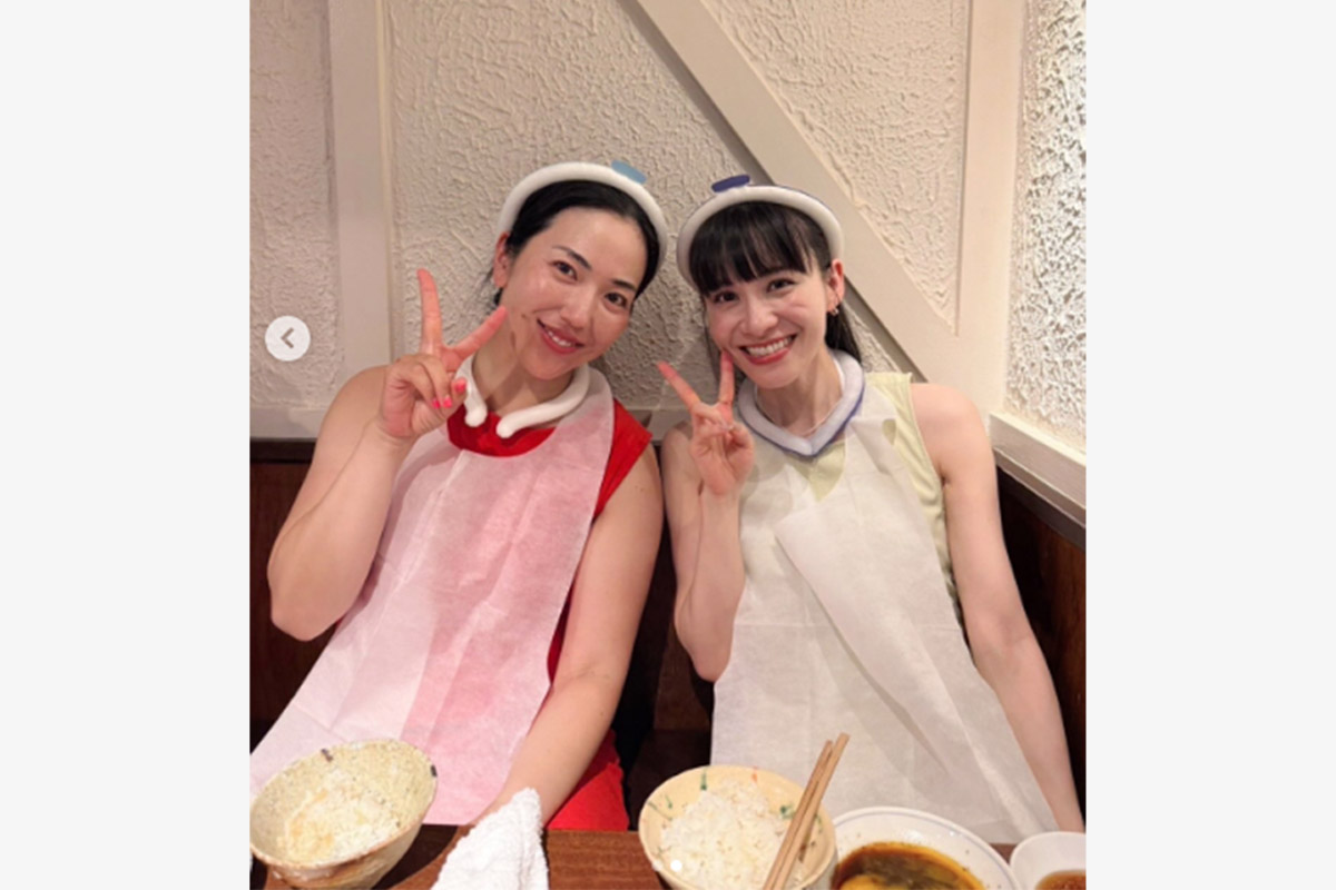 笠りつ子のインスタグラム(@ryuritsuko)より
