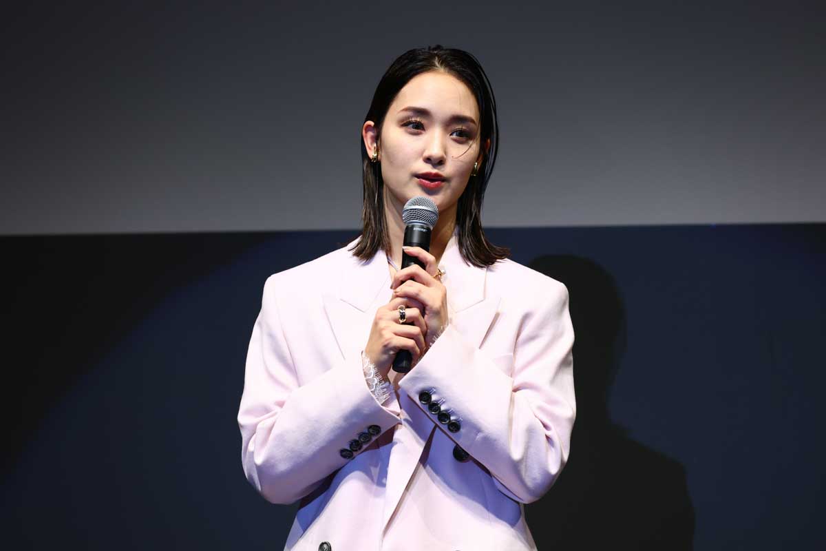 本間ゴルフのアンバサダーに就任したタレントの剛力彩芽さん