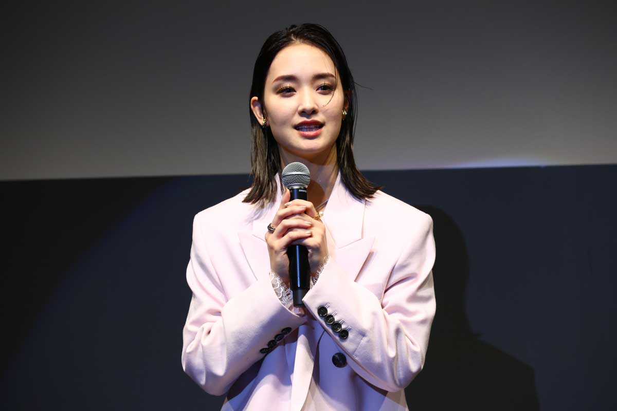 本間ゴルフのアンバサダーに就任したタレントの剛力彩芽さん