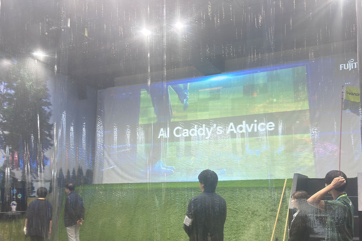 「CEATEC 2025」富士通ブース　「モンスターバンカーチャレンジ」