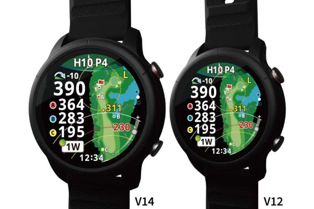 Power shot navi ゴルフ テクタイト、腕時計型GPSゴルフナビ 新機能の 「Green Eye」を搭載した