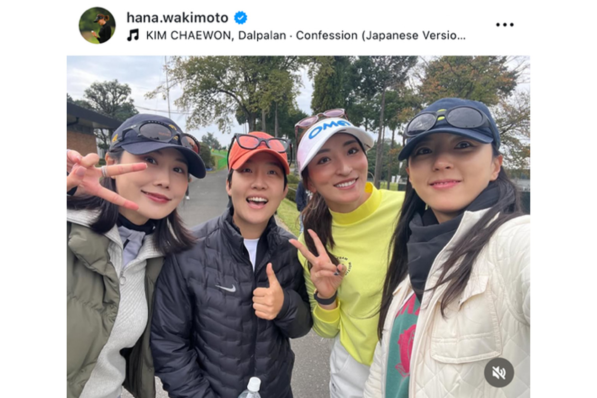 脇元華のインスタグラム（@hana.wakimoto）より