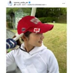 元ゴルフ部主将・テレ朝アナの超豪快ティーショットが話題に! 番組への愛が伝わる“熱盛”マーカーもお披露目