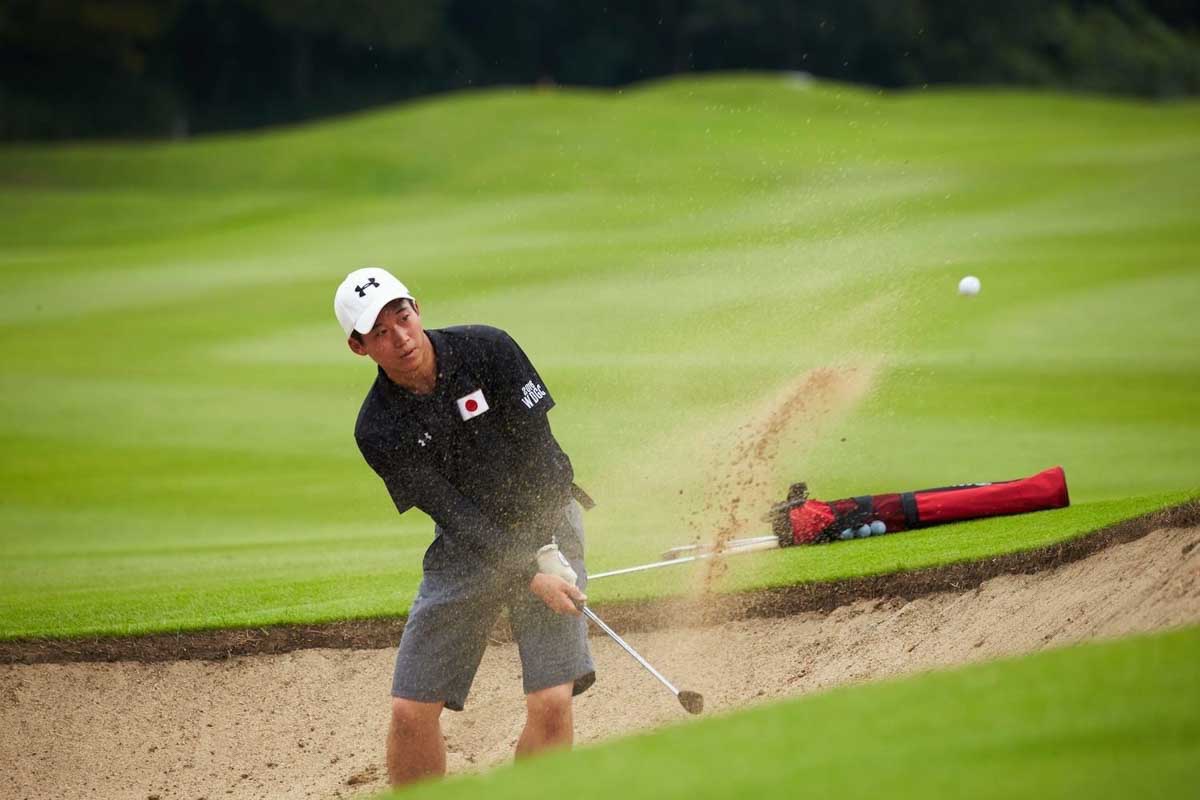 袖山哲朗選手　写真提供：日本デフゴルフ協会