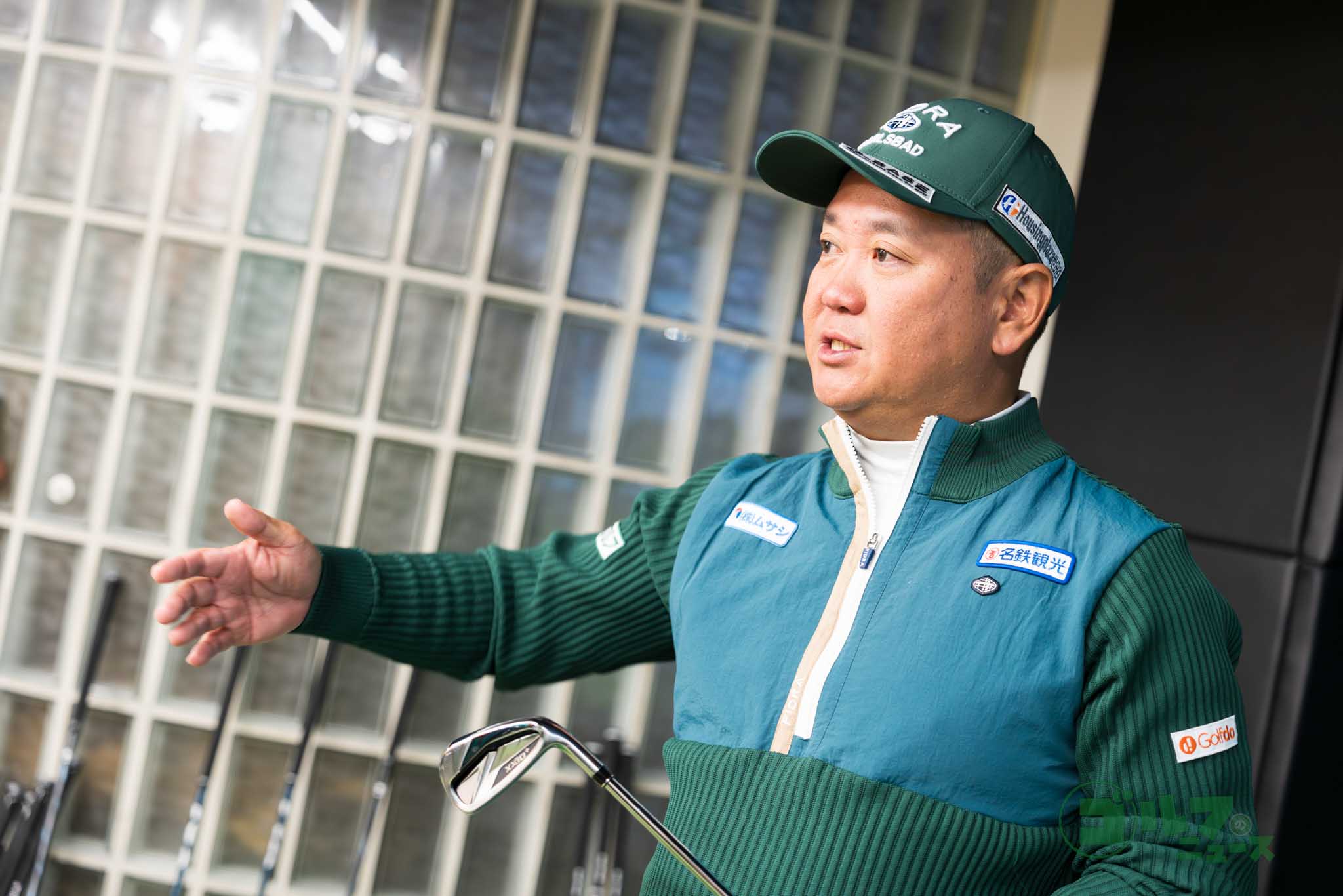 「アベレージ層向けながらプロでも十分に使える懐の深さがある」と語るQP　写真:土居凌祐