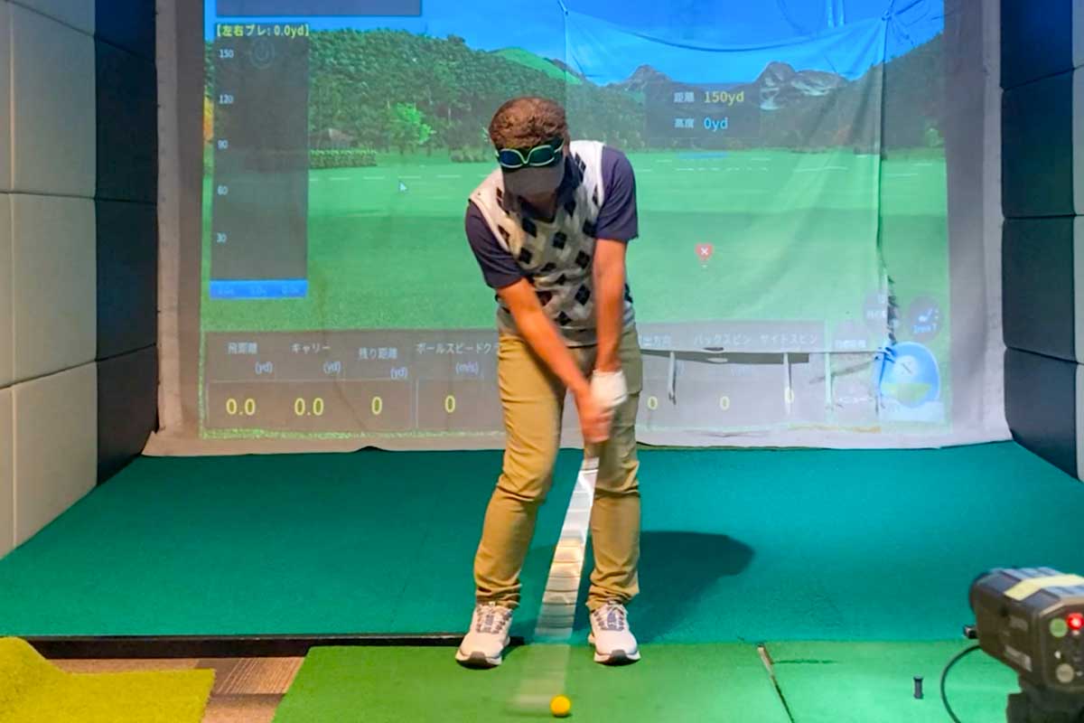 「小さいショット」のつもりで体重移動やフットワークも必要最低限に