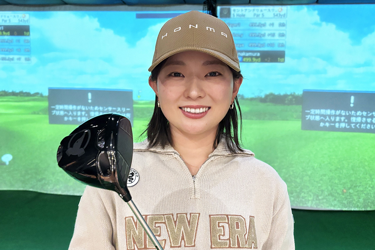 本間ゴルフ契約プロの吉川桃