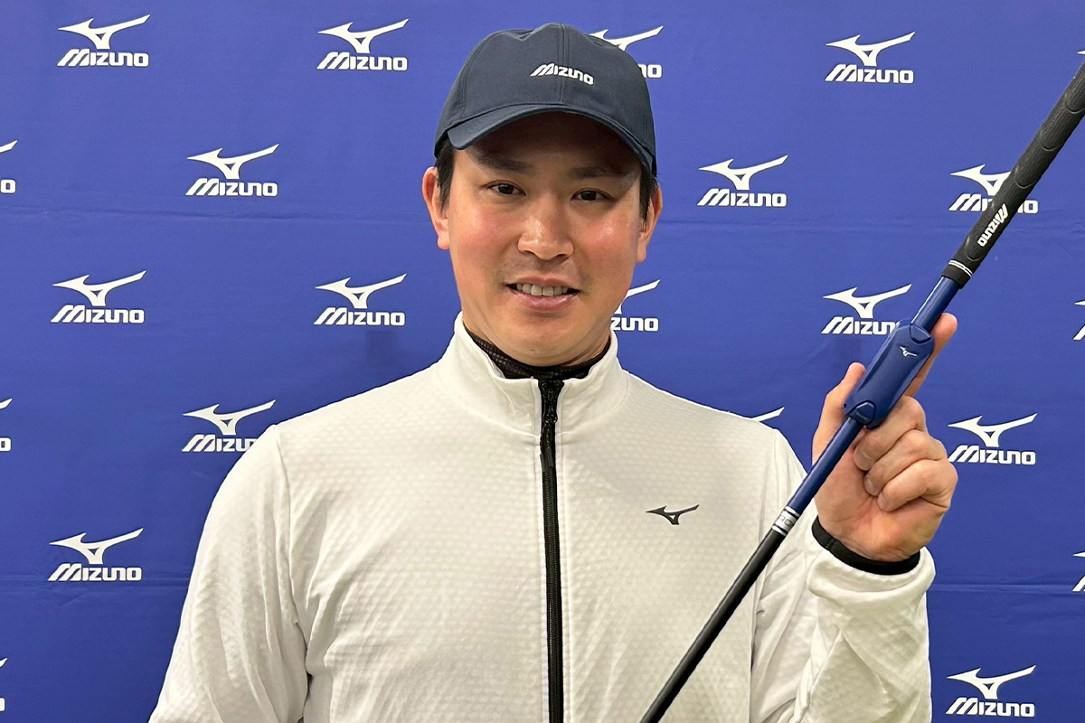 「ゴルフ5 フジグラン東広島店」にて行われたミズノのゴルフイベントに登場した広島東洋カープの堂林翔太さん