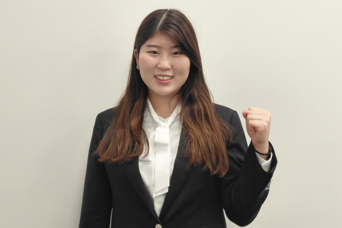 今年のプロテストに合格し新人戦で優勝した藤本愛菜