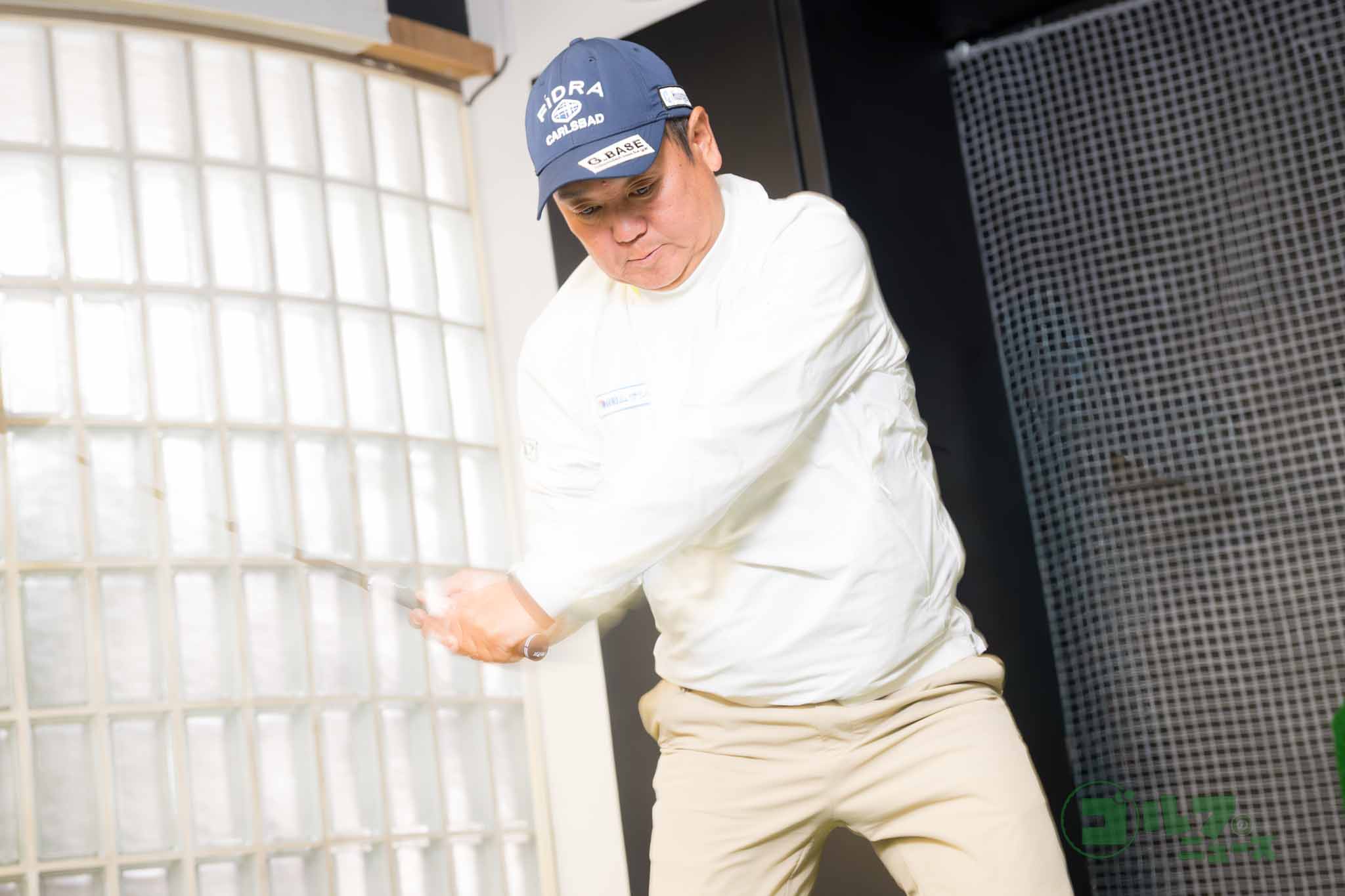 「どこに飛んでいくか分からない」という人でも思い切って振っていける　写真:土居凌祐