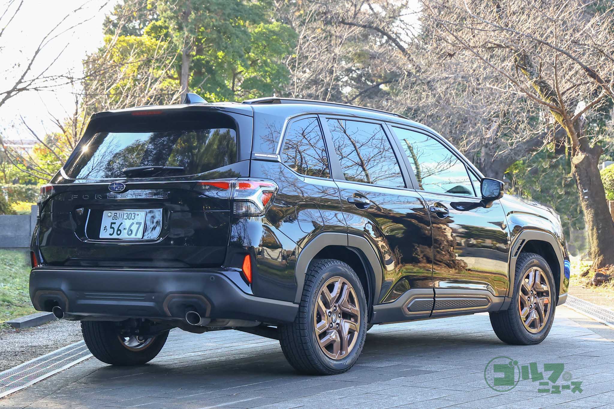 実用的なハッチバックスタイルながら、左右出しのマフラーにより走りのよさを表現している