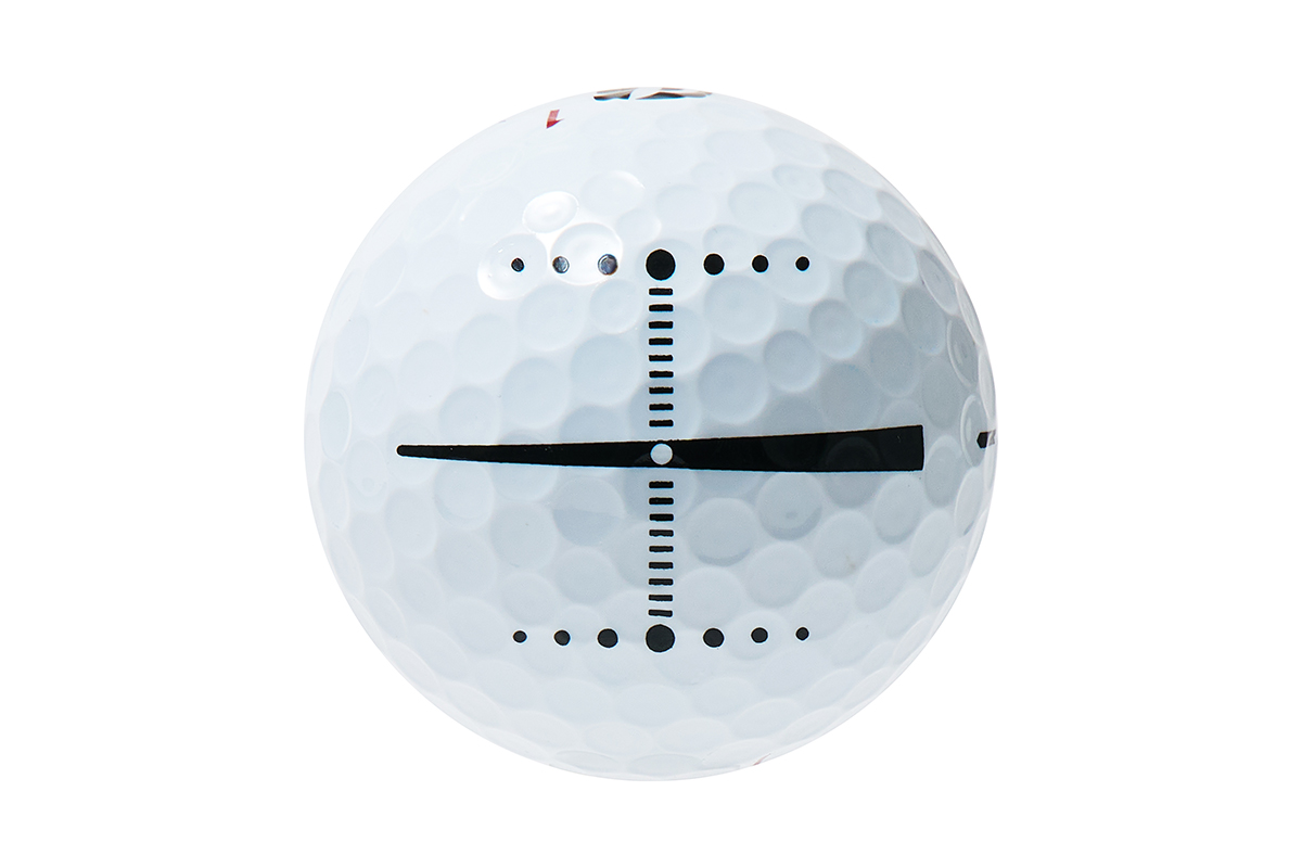 独自のアライメントマークデザインを施した「TOUR B X／XS Just-in Alignment」