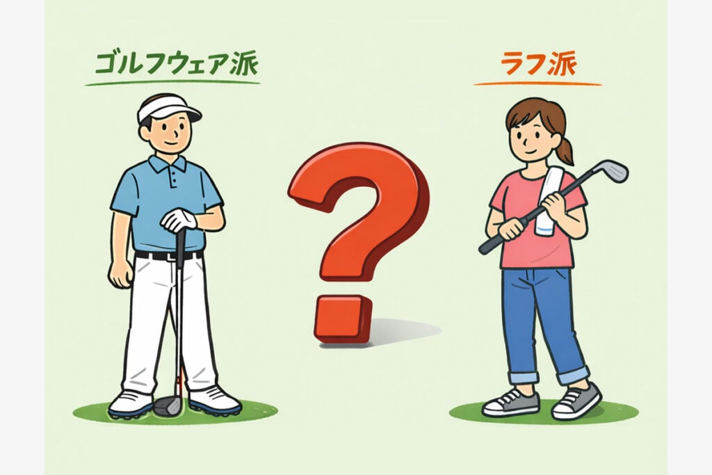 打ちっぱなしは何着る？フル装備論争