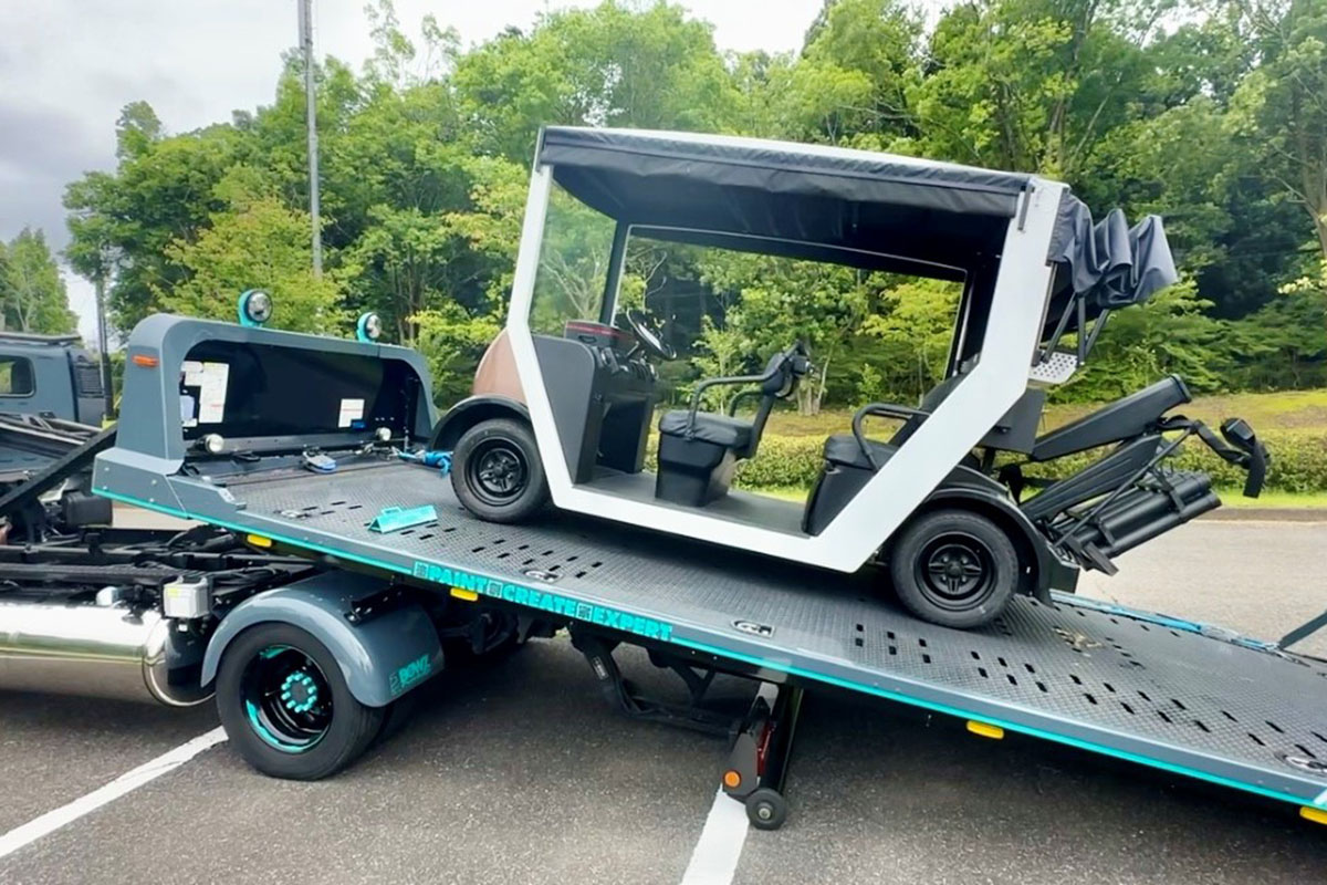 不具合車両は、原則として1〜2日以内に車両交換が実施される　写真：株式会社三笠製作所