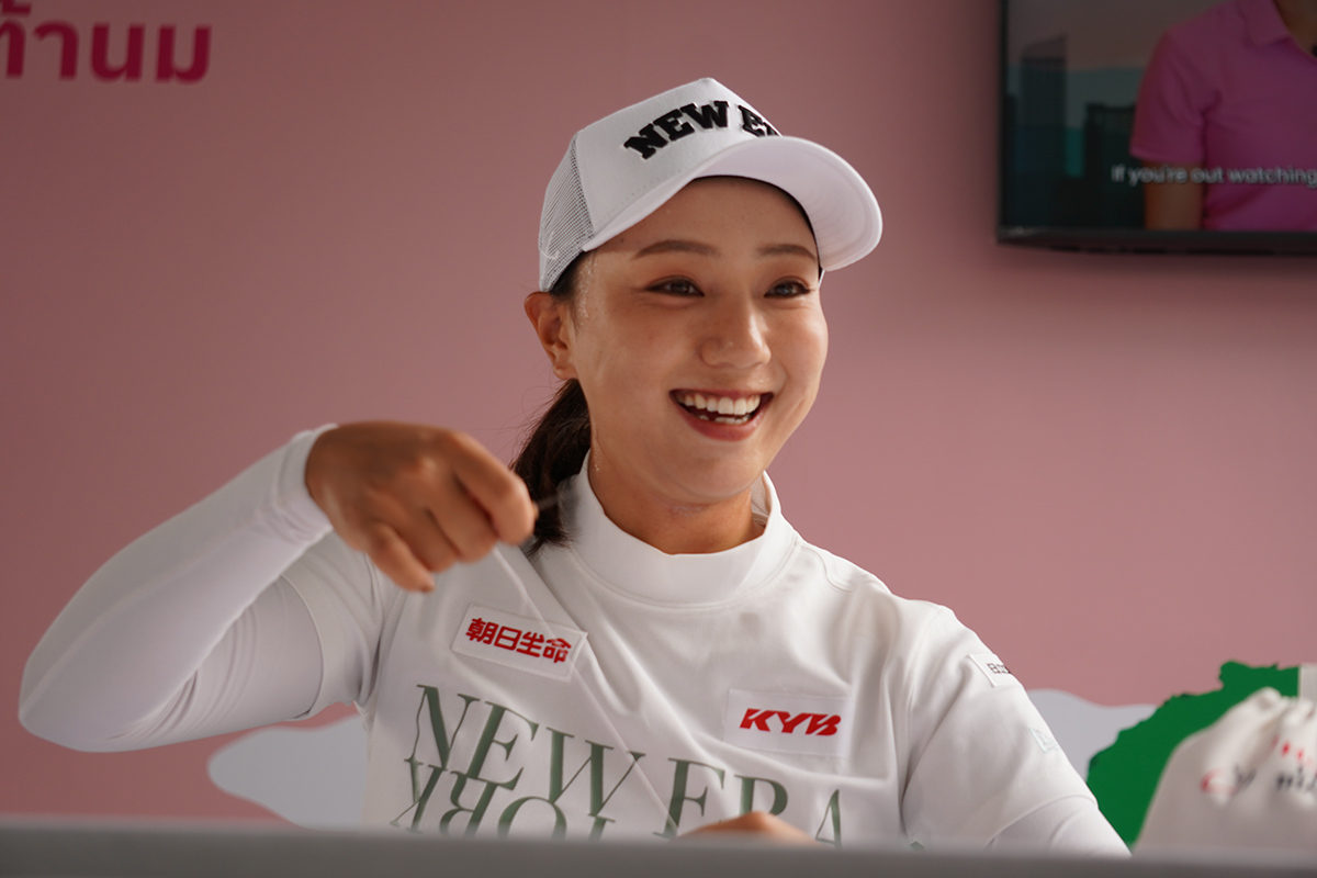 米女子ツアー初参戦を果たす宮田成華　撮影：キム・ミョンウ