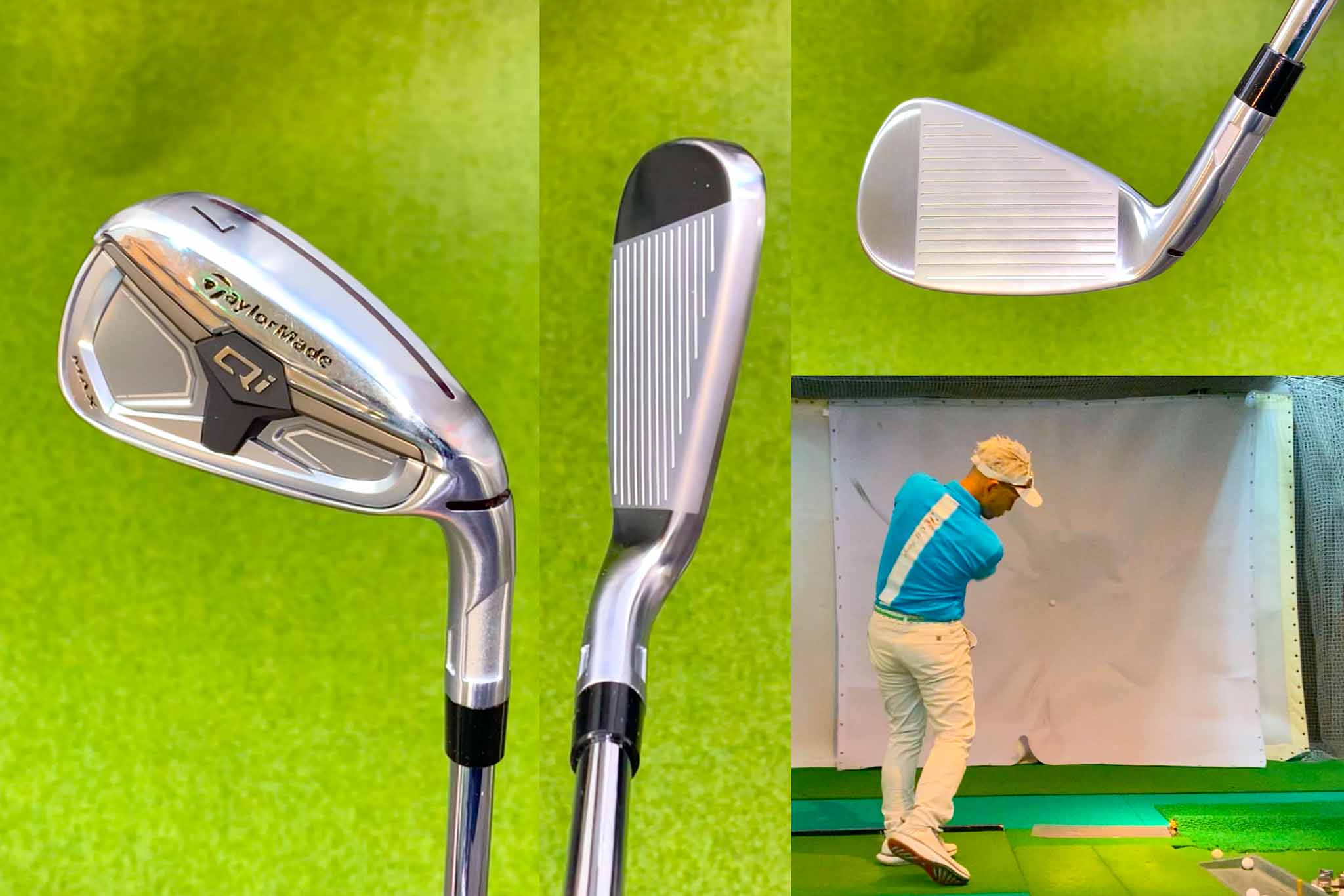 テーラーメイド「Qi MAX」アイアン(7番・ロフト28度)は、吸い付くような柔らかい打感、非常に高い初速性能や高弾道といった性能を両立しているハイテクアイアン