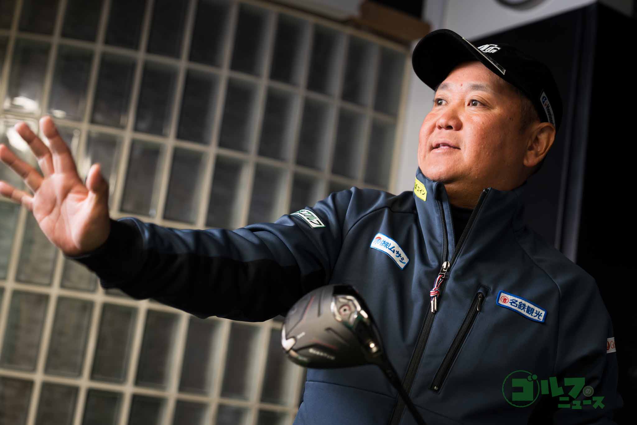 クラブに弾かせるように打つタイプの人と相性がいい　写真:土居凌祐