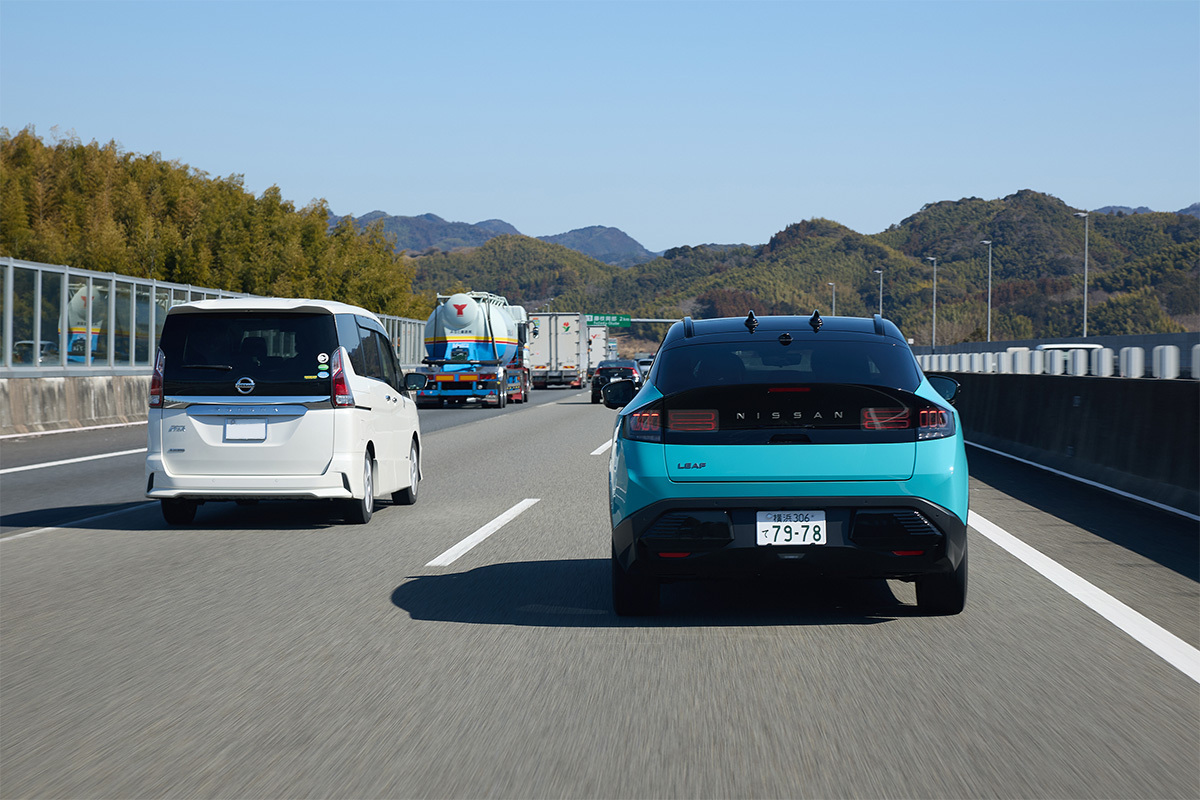 帰り道もプロパイロット2.0を活用したドライブで疲労感の少ない移動ができた[写真：望月浩彦]