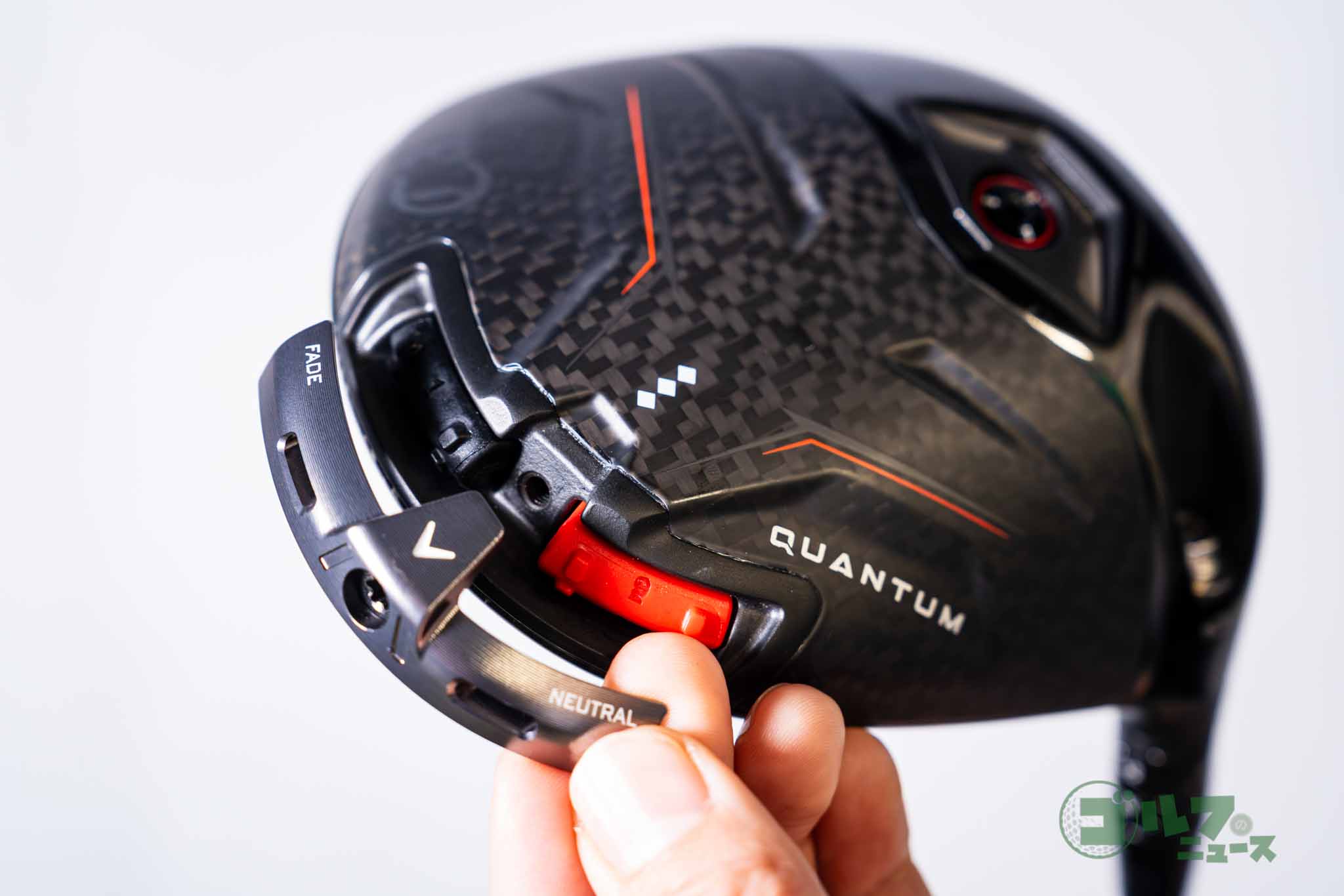 ネックやウェイトの弾道調整はかなり効く　写真:土居凌祐