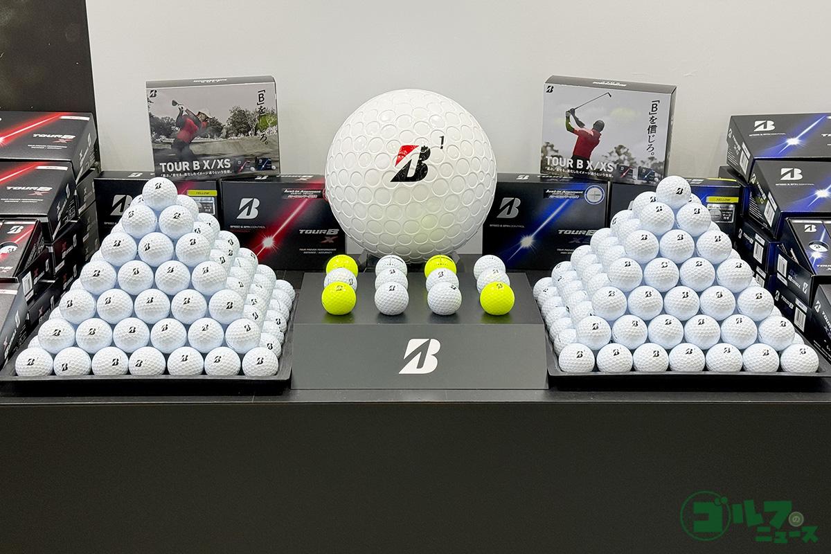 JAPAN GOLF FAIR 2026でのブリヂストンスポーツブースの様子